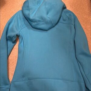 lululemon athletica Blue Fitted Long Sleeve Hoodie
